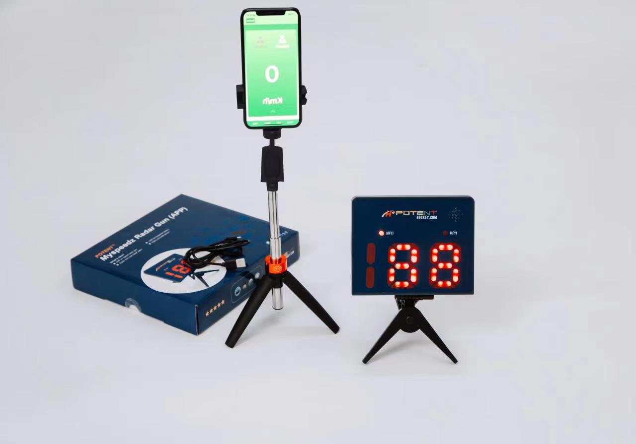 Potent Myspeedz Radar Gun 2.0 w. App Support