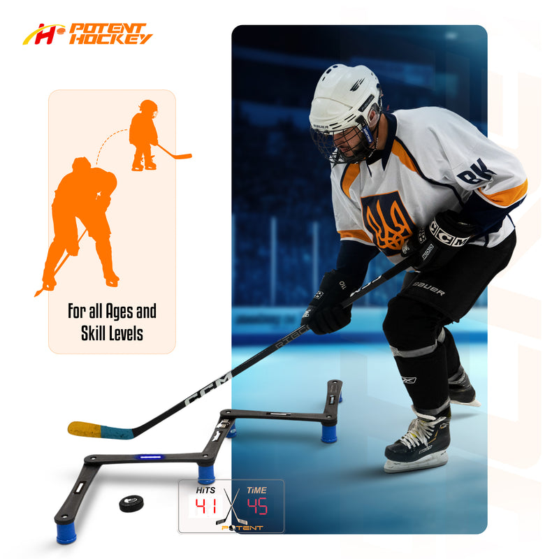 Load image into Gallery viewer, Potent® Digital Stickhandling Trainer（version 1.0）- Wholesale: 1 carton = 8 units
